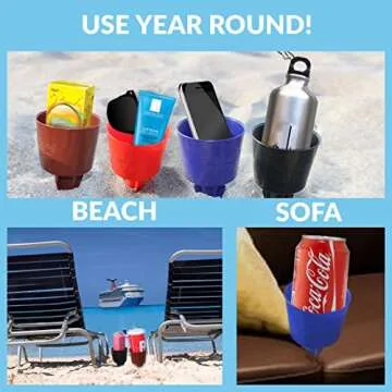 Sand Drink Holder for Beach, Picnics and Parties