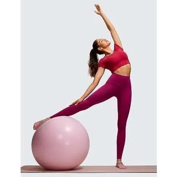 CRZ YOGA Butterluxe Extra Long Leggings for Tall Women 31 Inches - High Waisted Athletic Workout Soft Yoga Pants Magenta Purple Small