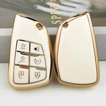 OLLEN Key Fob Cover for 2021-2024 GMC and Chevy