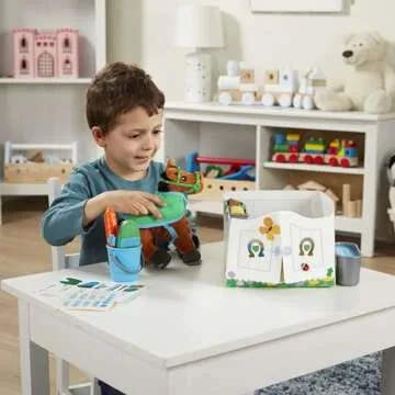 Melissa & Doug Feed & Groom Horse Care Play Set With Plush Stuffed Animal (23 pcs) - Pretend Play Ho...