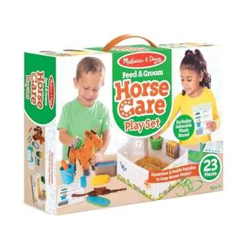 Melissa & Doug Horse Care Play Set - 23-Piece Fun!
