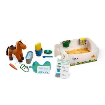 Melissa & Doug Horse Care Play Set - 23-Piece Fun!
