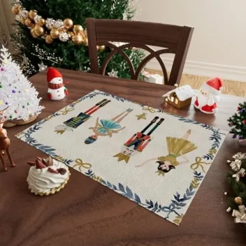 Nutcracker Placemats Set of 4 - Perfect Holiday Dining
