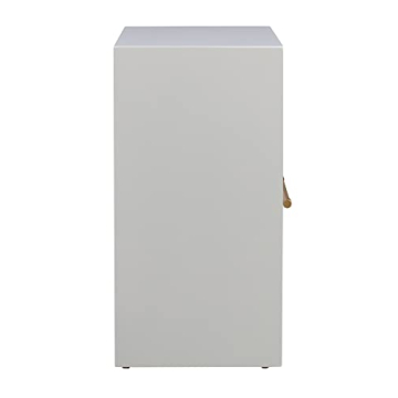 Tov Furniture Libre Nightstand - Elegant White & Gold Accent