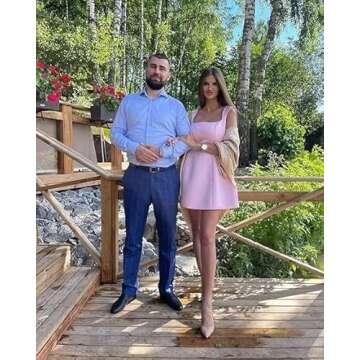 Liwecit Wide Strap Wedding Guest Dress Short Satin Prom Dress for Women Fashion Square Neck Backless Cocktail Party Dress for Teens Sage Green