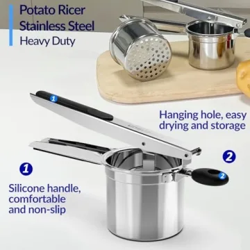 SPEENSUN Heavy Duty Potato Ricer for Fluffy Mashed Potatoes