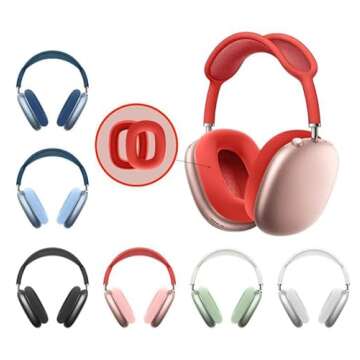 Soft Silicone Earpads Compatible with AirPods Max for Comfort