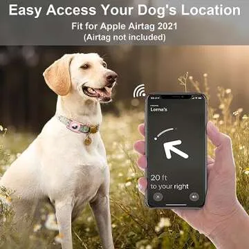 SANKALA Airtag Dog Collar Holder, [1 Pack] Waterproof Airtag Case for Dog Collar, TPU & Silicone Full Body Covered Anti-Lost Apple Air Tag Collar Holder Airtag Case for Pet Collar Backpack, Pink