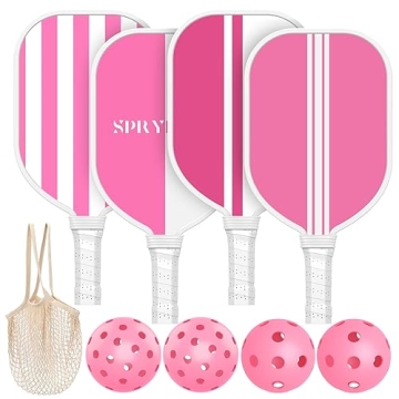 Sprypals USAPA Approved Pickleball Paddles Set for Women Youth