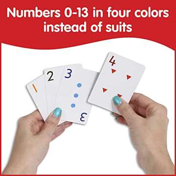 edxeducation School Friendly Playing Cards - Learning Game Set