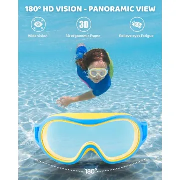 Aegend Kids Swim Goggles - Anti-Fog & UV 2 Pack