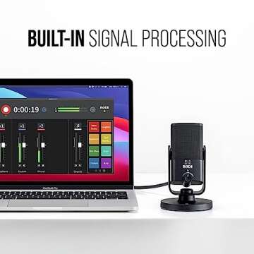 RØDE NT-USB Mini Versatile Studio-quality Condenser USB Microphone with Free Software for Podcastin...
