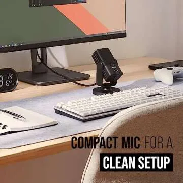 RØDE NT-USB Mini Versatile Studio-quality Condenser USB Microphone with Free Software for Podcasting, Streaming, Gaming, Music Production, Vocal and Instrument Recording,Black