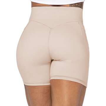 Sunzel Biker Shorts with Pockets for Women - High Waisted