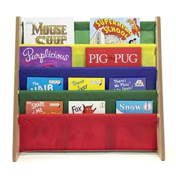 Humble Crew Kids Book Rack - Organize & Inspire Reading