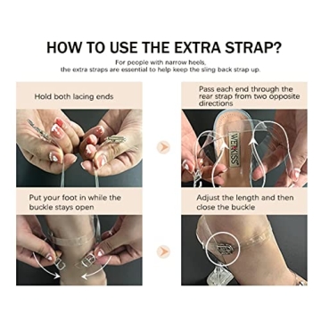 Wetkiss Clear Rhinestone Heels for Women - Elegant & Comfortable