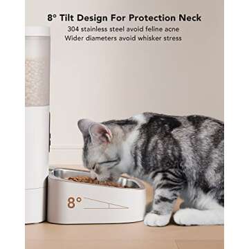 PETLIBRO Automatic Cat Food Dispenser, Automatic Cat Feeder with Customize Feeding Schedule, 4L Auto Cat Feeder with Interactive Voice Recorder, Timed Pet Feeder for Cat & Dog 1-4 Meals Dry Food