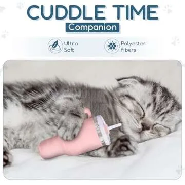 PUPROAR Cute Crinkle Cat Tumbler Toy for Kittens