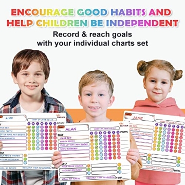 Magnetic Chore Chart Set for Kids and Adults - 3 Pieces