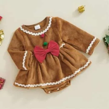 Adorable Christmas Outfit for Baby Girls 0-18 Months