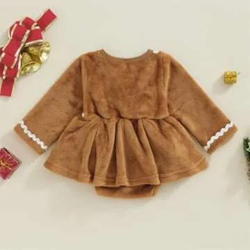 Adorable Christmas Outfit for Baby Girls 0-18 Months