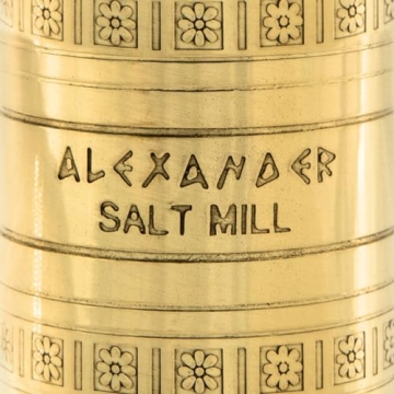Alexander Home The Original European Mill (Brass, 8-Inch Salt)