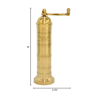Alexander Home The Original European Mill (Brass, 8-Inch Salt)