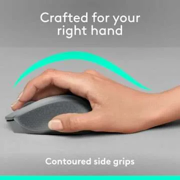 Logitech M330 SILENT Wireless Mouse, 2.4GHz with USB Receiver, Optical Tracking, Quiet & Lightweight, Long Battery Life, for PC, Mac, Laptop, Chromebook - Grey