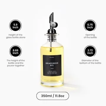 Molimoli Olive Oil Dispenser Set - Elegant Glass Bottles