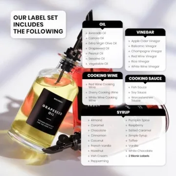 Molimoli Olive Oil Dispenser Set - Elegant Glass Bottles