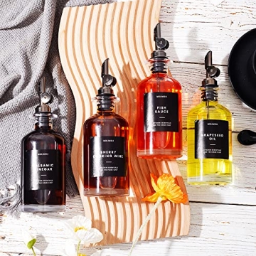 Molimoli Olive Oil Dispenser Set - Elegant Glass Bottles