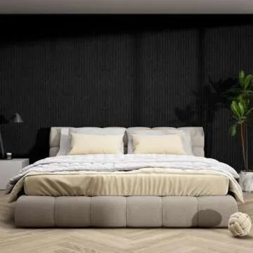 10 Pack Large Acoustic Panels,48 x 24 x 0.4 Inch Sound Proof Foam Panels for Walls，Premium Noise Dampening Panels,Sound Panels for Media Room, Office and Studio,Black