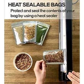 500 Count Resealable Mylar Bags for Durable Packaging