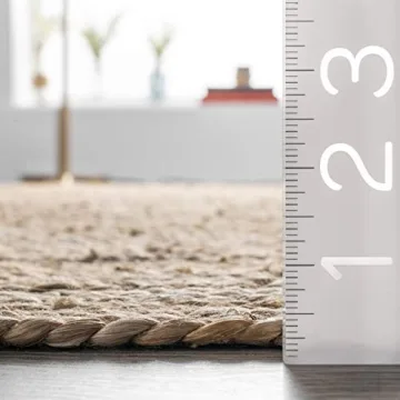 nuLOOM Jute Hand Woven Area Rug for Any Room