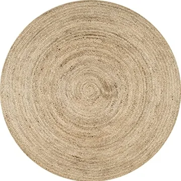 nuLOOM Jute Hand Woven Area Rug for Any Room