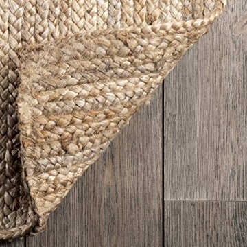 nuLOOM Jute Hand Woven Area Rug for Any Room