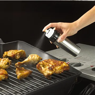 Misto Aluminum Oil Sprayer Set for Healthy Cooking and Flavor