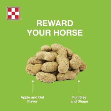 Purina | Apple and Oat Flavored Horse Treats | 3.5 Pound (3.5 lb) Bag