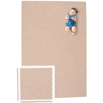Yay Mats Stylish Extra Large Baby Play Mat - Safe, Soft, Non-Toxic Foam for Infants & Kids