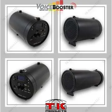 VoiceBooster Voice Amplifier & Mp3 Player 25watts Black MR-AK38 by TK Products,Portable, for Teachers, Coaches, Tour Guides, Presentations, Costumes, Etc.