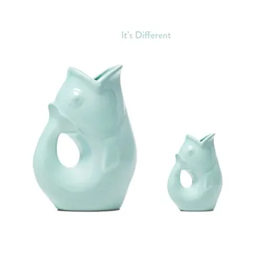 GurglePot Fish Pitcher Set - Fun Stoneware for Gifting
