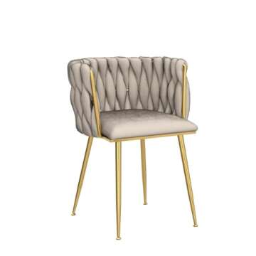 Stylish NIOIIKIT Velvet Dining Chairs Set - Elegant Comfort