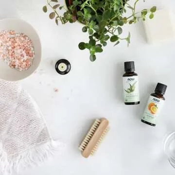 NOW Essential Oils, Organic Orange Oil, Uplifting Aromatherapy Scent, Cold Pressed, 100% Pure, Vegan, Child Resistant Cap, 1-Ounce