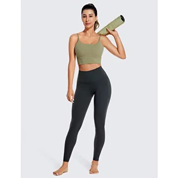 CRZ YOGA Women’s Adjustable Longline Sports Bra - Medium Support