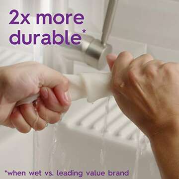 Viva Signature Cloth Paper Towels, Choose-A-Sheet - 6 Big Rolls = 9 Regular Rolls (78 Sheets Per Roll), 6 Count (Pack of 1)