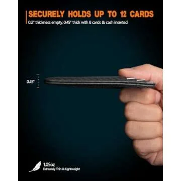 RUNBOX Slim RFID Wallet for Men & Women with Gift Box