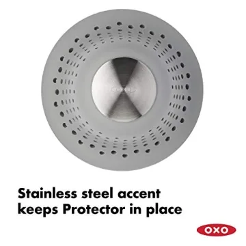 OXO Good Grips Silicone Shower Drain Protector for Clogs