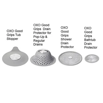 OXO Good Grips Silicone Shower Drain Protector for Clogs