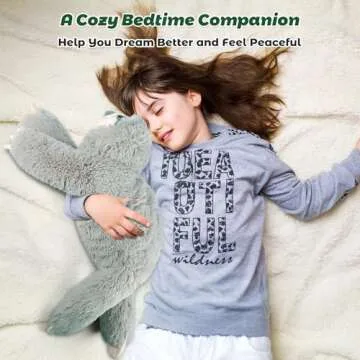 Bobbie & Laxi 27" & 4.5 lbs Sloth Weighted Stuffed Animals, Cuddly & Soft Kids' Plush Toy Pillows for Companion, Large Plushies with Removable Ceramsite Bag, Gifts for Adults, Kids, Boys and Girls