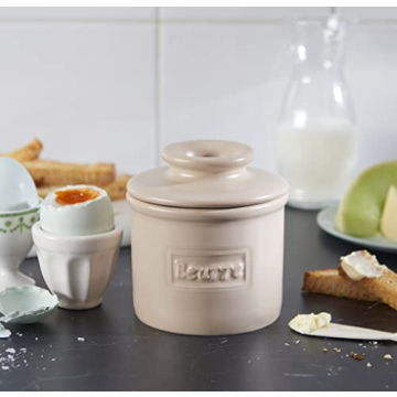 Butter Bell Crock for Fresh, Spreadable Butter in Kitchen